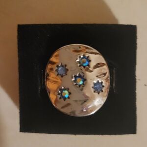 Paparazzi Elegant Silver and Blue Star Ring